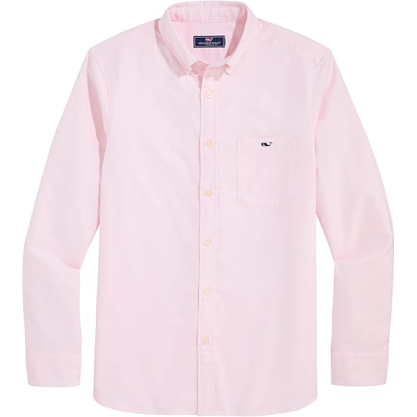 Amazon.com: vineyard vines Seawall Solid Oxford Shirt, Flamingo, S