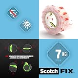 Scotch FIX Transparent Double Sided Tape 19 mm x 5 m Indoor Use view 7