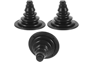 MAGICLULU 3pcs Rubber Wiring Sleeve Boot Shifter Boot Protectors for Cars Yachts Ships Motor Boats Steering