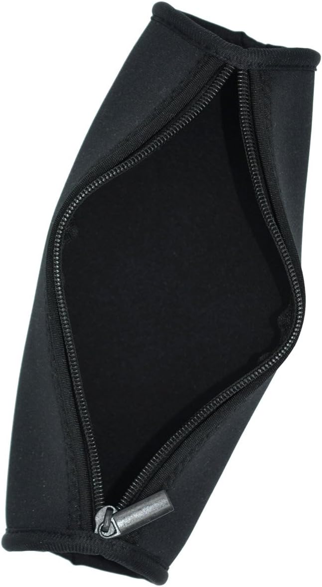 Case Wonder Pencil Case, Student Neoprene Pencil Pen Bag Holder Bag Pouch -Washable and Durable (Black) - Image 5