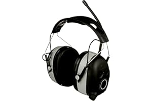 3m Worktunes Bluetooth Hearing Protection with Am/fm Radio, Black and Grey