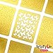 Whats Up Nails - Butterflies Nail Vinyl Stencils for Nail Art Design (2 Sheets, 24 Stencils Total)