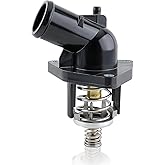 CARBBIA 12674639 Water Outlet+Thermostat Compatible with Silverado 1500 GMC Yukon Sierra 1500 2014-2019