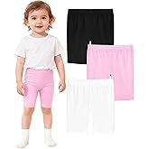 ZUEMET 3 Pack Toddler Girls Bike Shorts Cartwheel Dance Short for Baby Girl Size18M-5T