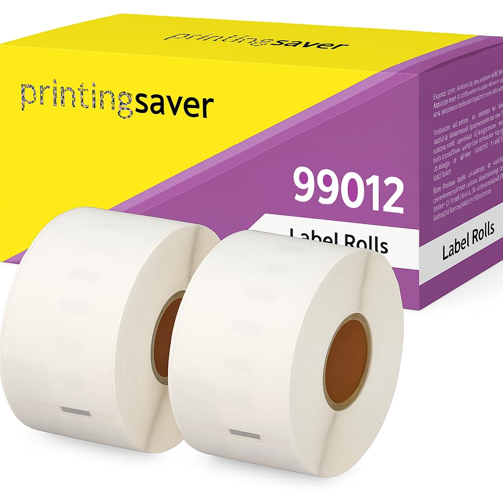 2 Compatible Rolls 99012 S0722400 36mm x 89mm Address Labels for LabelWriter 4XL 450 400 330 320 310 Twin Turbo Duo Seiko SLP 450 430 420 400 240 220 200 120 100 Pro Plus (260 Labels per Roll)