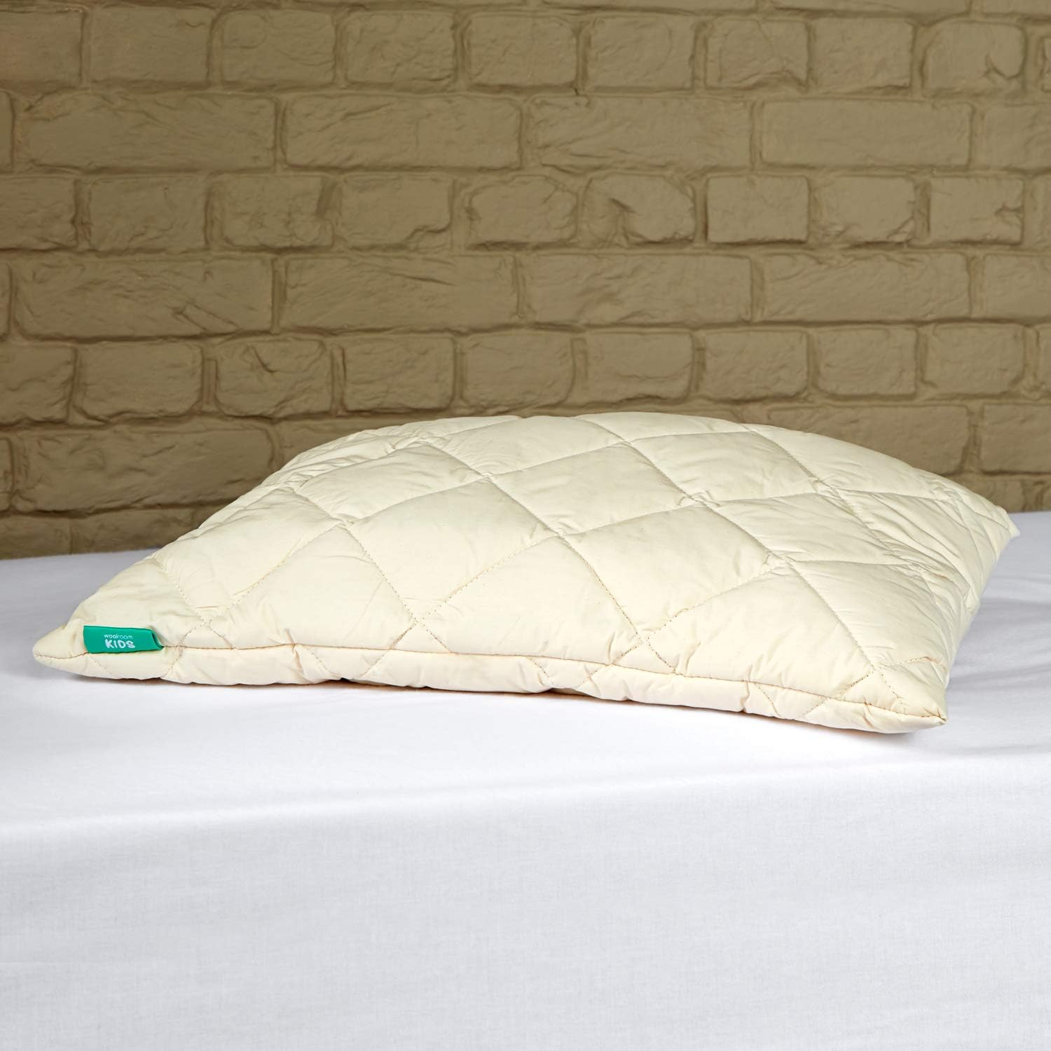 WOOLROOM Deluxe Washable Kids Cot Pillow, Lovingly Handcrafted Skin-Friendly Baby and Travel Pillow - Image 5