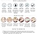 COKOHAPPY Temporary Tattoos for Women Teens Girls - 8 Sheets Fake Tattoos Flower Sticker for Arm Shoulders Waist Chest & Back - Night Show Girls Flash Tattoos Waterproof Large Transfers
