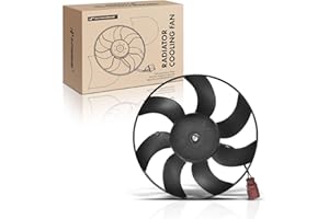 A-Premium Right Engine Radiator Cooling Fan Assembly Compatible with Volkswagen & Audi Models - Jetta 2005-2018, Passat, Golf