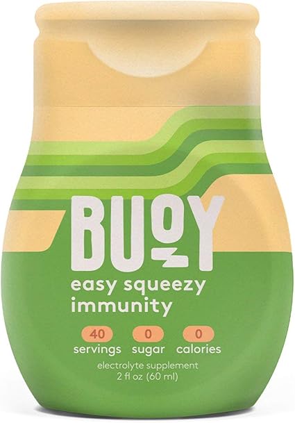 Amazon Com Buoy Immunity Natural Electrolytes Vitamins A B C D E Zinc Elderberry Echinacea Ginger Root 40 Servings No Sugar No Calories Make Any