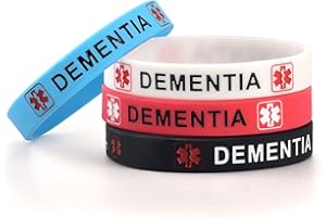 LuxglitterLin 5 Pack Sport Medical Alert ID Silicone Bracelet Rubber Medical Awareness Wristbands 7.5"