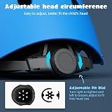 XJD Kids Helmet Toddler Bike Skateboard Scooter Roller Skating Blue Small Age view 6