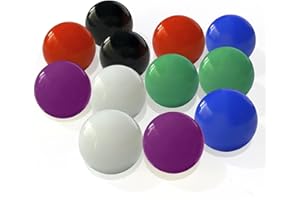 DODHEG 60 Pcs Acrylic Glass Marbles, Bulk Acrylic Marbles, for Various Marble Games 0.63 inch, Multicolor.