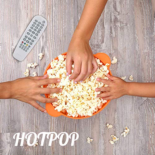 The Original Hotpop Microwave Popcorn Popper, Silicone Popcorn Maker