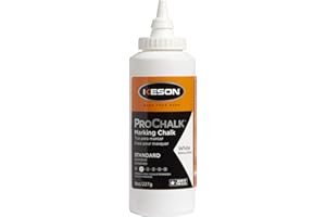 Keson 8W ProChalk Marking Chalk - Level 1, White, 8-Ounce