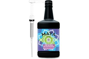 MAYA TEA Maya Chai Tea Concentrate, Heritage Recipe, Original, 64 Ounce with White Pump