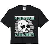 Cyber Hacker, Computer Security Expert, Cybersecurity Comfort Colors Crop Top