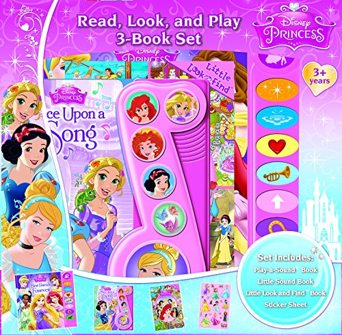 Disney® Princess Read, Look, and Play 3-Book Set Book Review and ...
