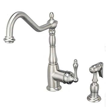 Artisan Af 430 Sn Premium Collection Single Handle Kitchen Faucet