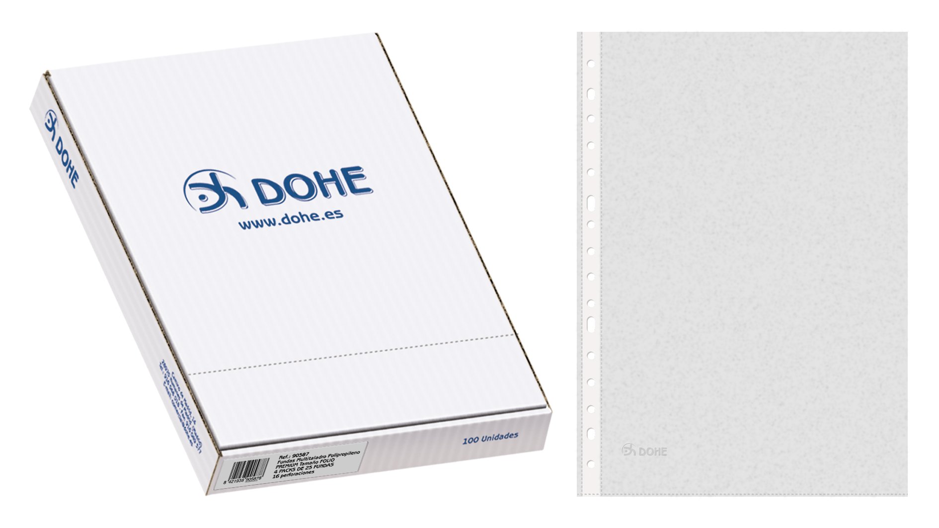 Dohe Premium – Pack of 25 Sleeves, Folio