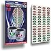 Chrome Socket Labels - (Green Edition) tough chrome foil tool decals, great for mechanics & homeowners, Socket Set stickers that fit all brands of fine tools