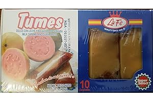 La Fe Bocadillo de Guayaba con Tumes 15.8oz - Authentic Guava Paste with Crispy Layers of Fried Cassava - Traditional Colombi