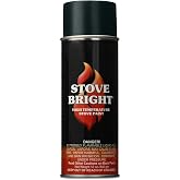 Stove Bright 6304 Stove Bright High Temperature Flat Black Stove Paint | High-temperature flat black stove paint by Stove Bright, part 6304, Rated for wood and pellet stove surfaces