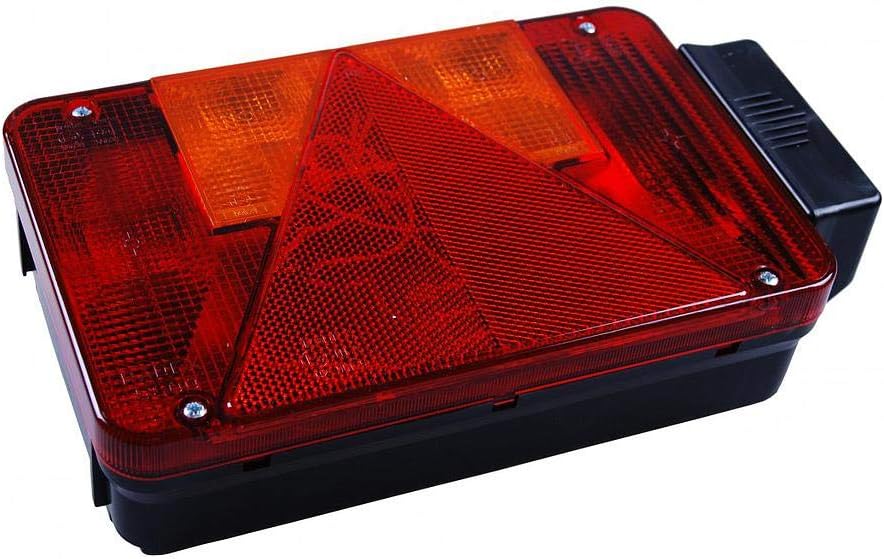 Radex multi-chamber Light 5901/10 mit RÃ ¼ Ckstrahler Indicator Light NSL Bayonet Type Including Bulb, Red