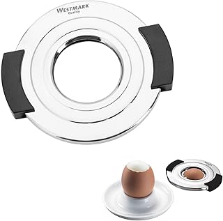 Westmark Eierköpfer/-öffner, Maße: 9,1 x 8,1 x 1,1 cm, Kunststoff/Rostfreier Edelstahl, Silber/Schwarz, 10892280