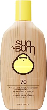 Sun Bum Moisturizing Sunscreen Lotion Cream SPF 70 UVA UVB Protection Vitamin E view 1