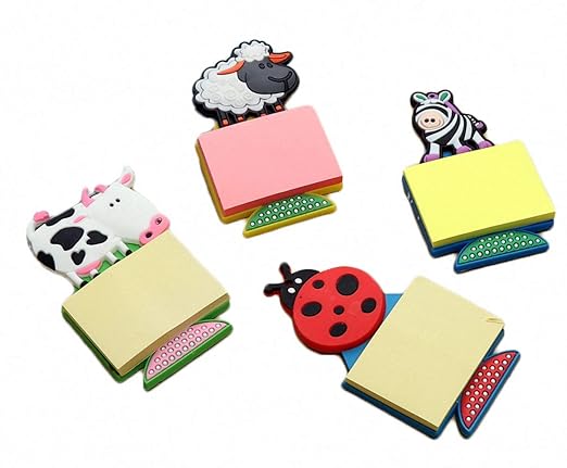 4 piezas divertidas de dibujos animados de la vaca de PVC de goma ...