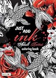 Toy Just Add Ink Adult Tattoo Coloring Book