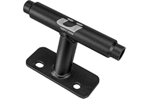 KUAT Dirtbag Bike Storage & Transportation Rack | Durable Steel Compact Direct Bolt-On Secure Bicycle Hauling Mount for Truck Beds Trailers Cargo Carriers | Black, 15mm x 150mm - Thru-Axle - Phat