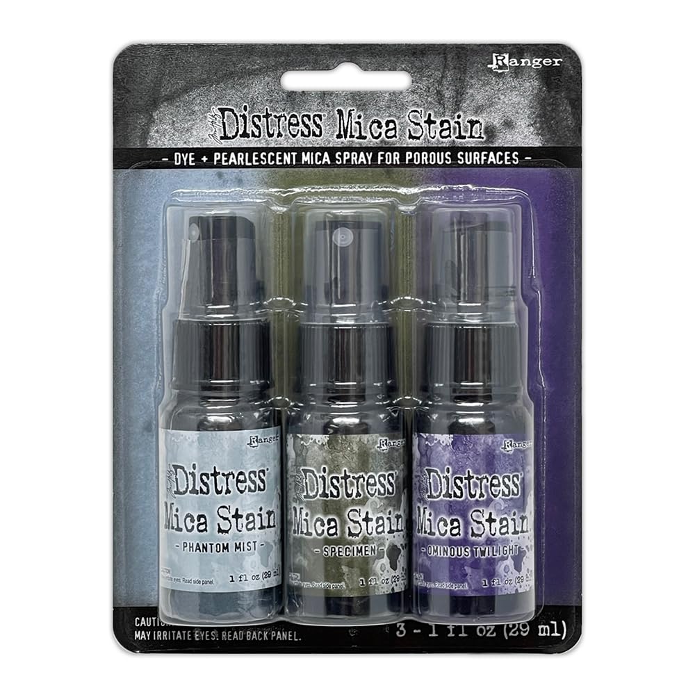 Tim Holtz Ranger Distress Mica Stain-Set 6, Multi, 3-1 fl oz