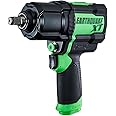 HFT EARTHQUAKE 12 In. Composite Xtreme Torque Air Impact Wrench, Green EARTHQUAKE XT Professional Grade
