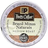 Peet's Coffee Brazil Minas Naturais Blend K-Cup, 10 Count (Pack of 6)