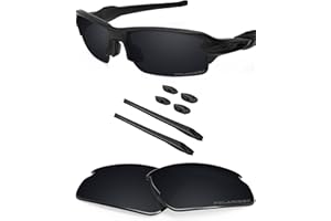 BLAZERBUCK Replacement Lenses & Sock Kit for Oakley Flak 2.0 OO9295 Sunglass
