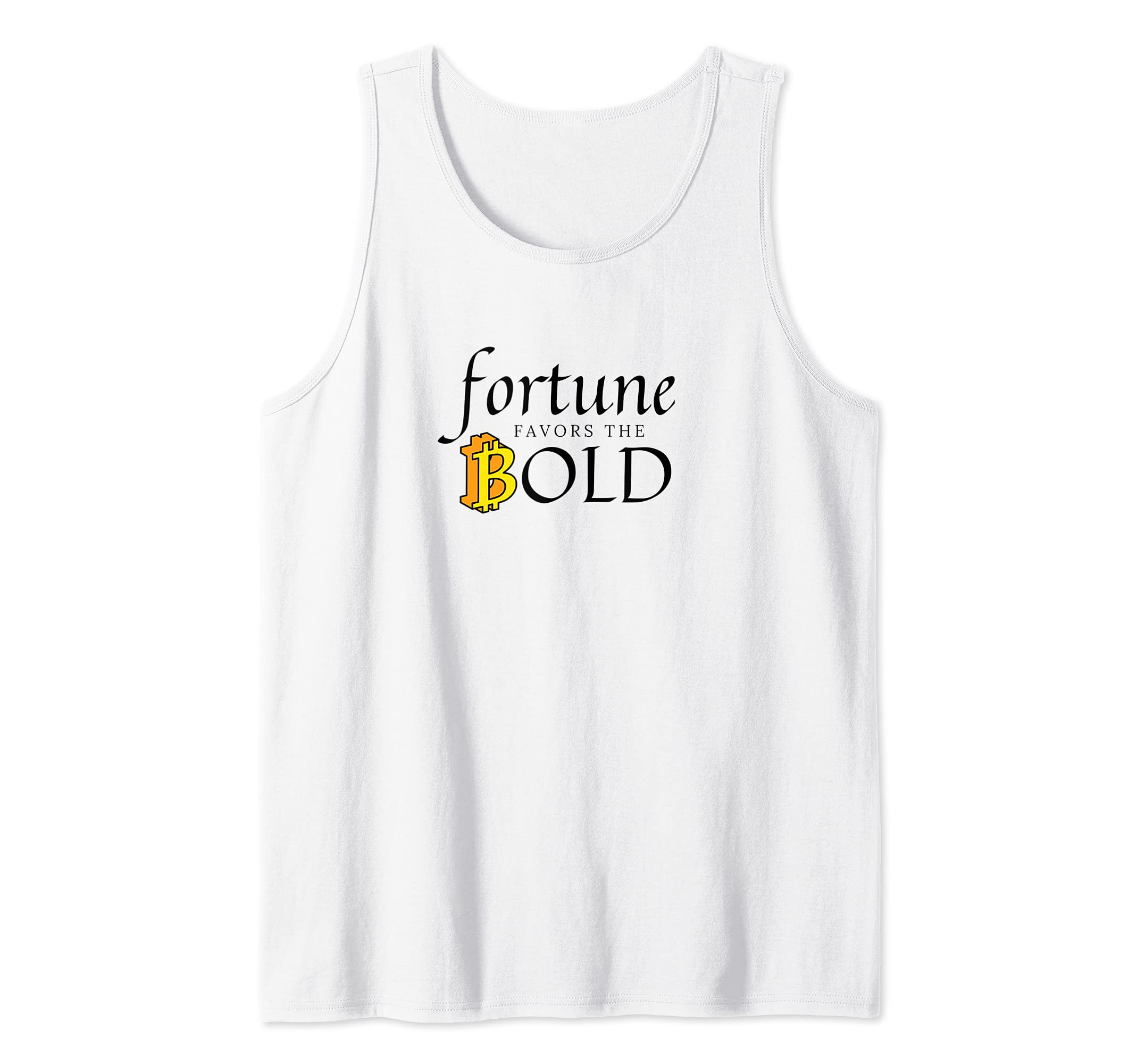 Bitcoin Fortune Favors The Bold 2021 Bitcoin Tank Top