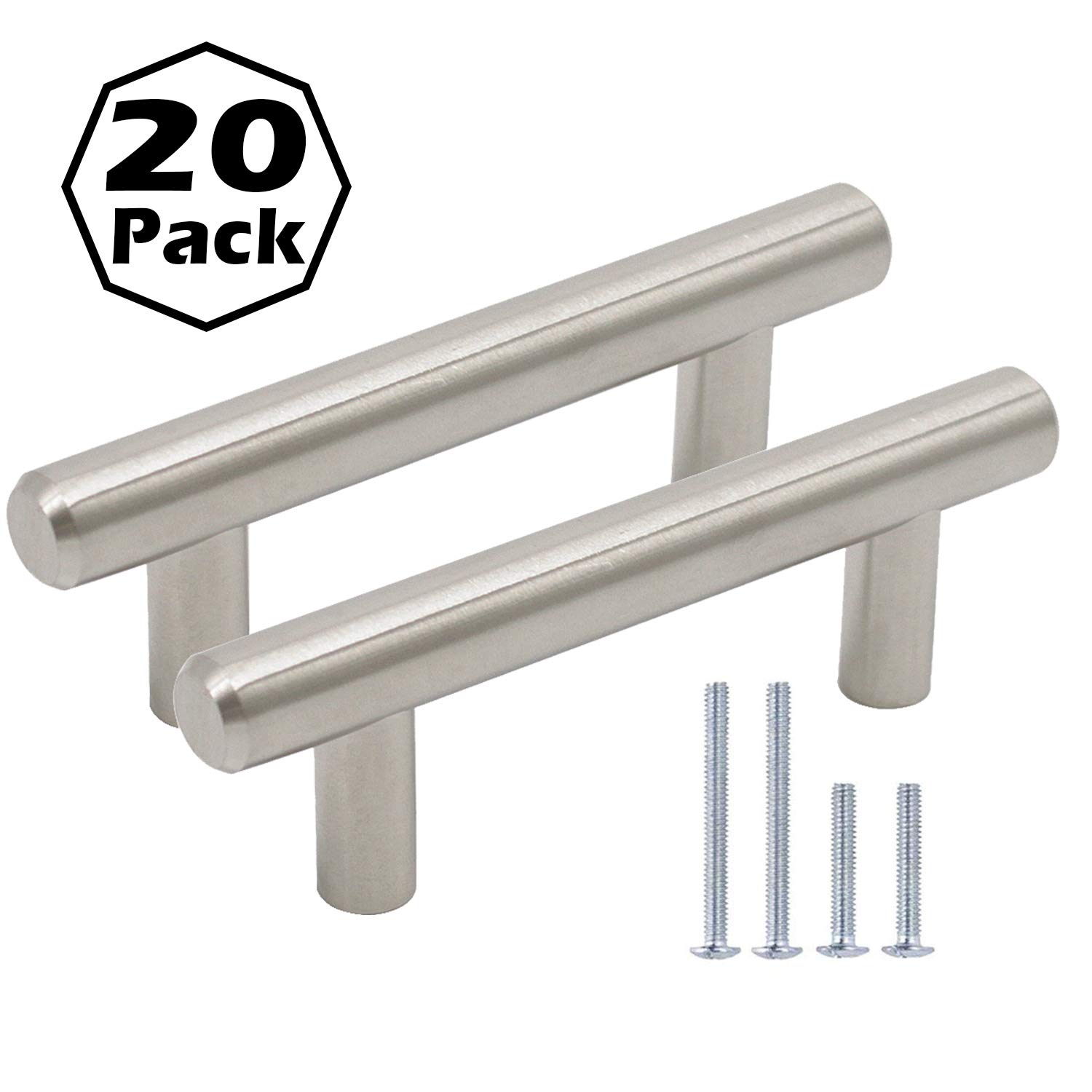 Best Stain Nickel Cabinet Hardware Euro Style T Bar