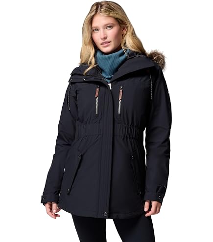Columbia Womens Lolo Pass Interchange Jacket, Black, X-Small at