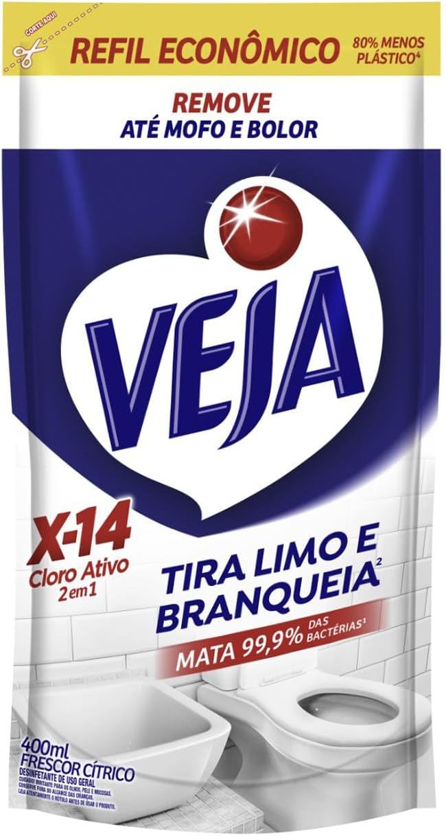 Veja X14 Limpador Tira Limo 400ml Refil