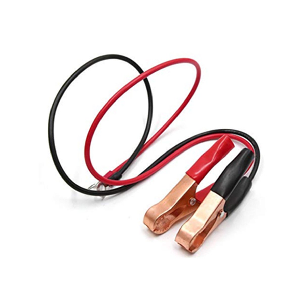 WEIJ 2pcs 56cm 50A Red Black Car Battery Insulated Test