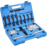 DAYUAN 14pcs 2" and 3" Splitters Remove Bearings Kit 5 ton Capacity Bearing Separator Puller Set (Blue)