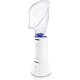 Crane x Halls Personal Vaporizer Steam Inhaler, Throat Steamer, Warm Steam Sinus Inhaler for Congestion and Cough Relief, Vapor Pad Compatible, Vocal Steamer for Singers