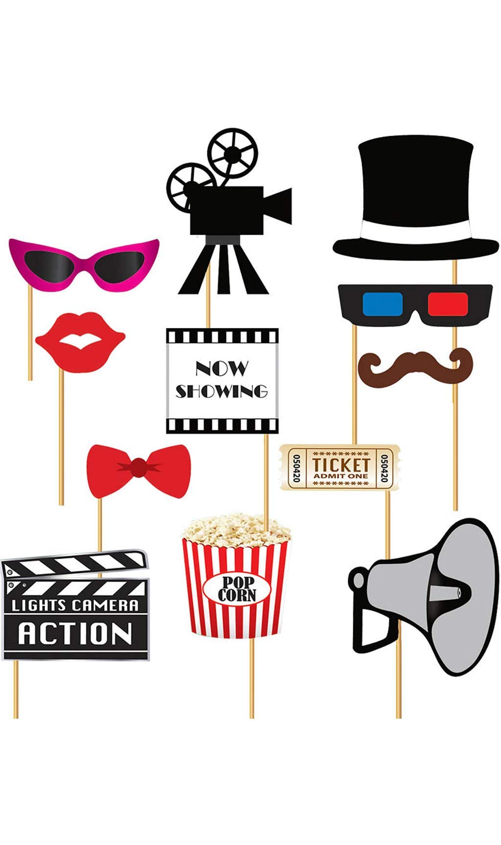 FIESTAS GUIRCA GUI7205 – Set of 12 Photocall Cinema
