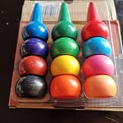 Crayons Jumbo Non Toxiques ZENO - 16 Couleurs Lavables - Pour Enfants 1-8 Ans - Faciles à Tenir, Coffret Pratique