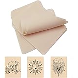 Tattoo Practice Skin - Jconly 20 Sheets 7.4"X5.6" Double Sides Fake Tattoo Skin, Microblading Eyebrows or lips to practice sk