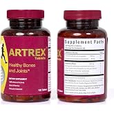 ARTREX Joint Support and Health Formula is a 1 Month Supply of Natural Ingredients Proven to be Effective Against Aching Bones and Joints Including Neck, Back, Knee and Other Joint Irritation Areas