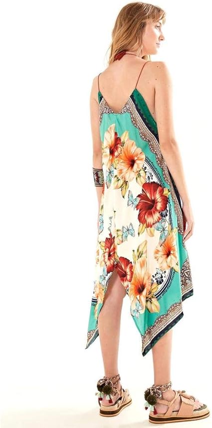 vestido lenco cha de hibisco