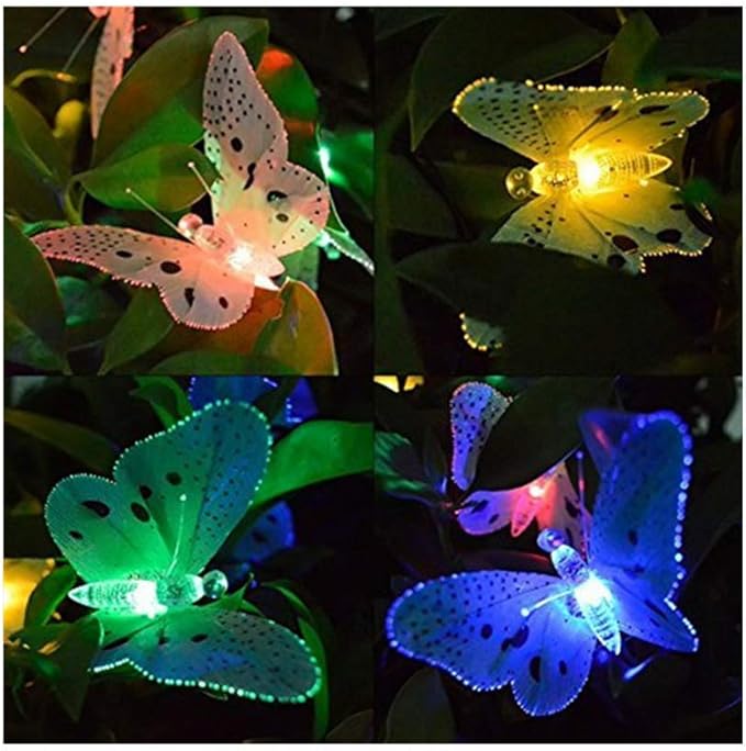 Wanshop Beleuchtung Außen Solarleuchte Garten,Led Solar String Licht