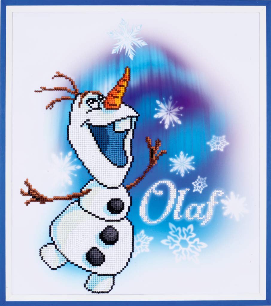 Vervaco Diamond Painting Kit: Disney Olaf, Multi, 40 x 40cm